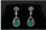 Zambian Emerald 2 - 14k white gold - 50002