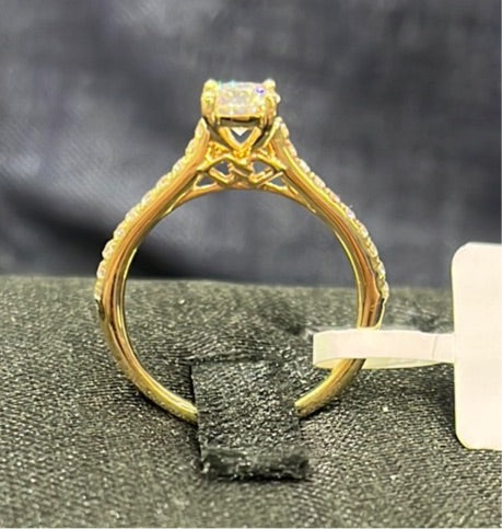 Suih w/stone 0.3 - 14k yellow gold - 13088Y0.3