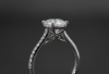 0.50ct D/VVS1 218550130 - 14KW - Moissanite - 13089W0.5-4.5