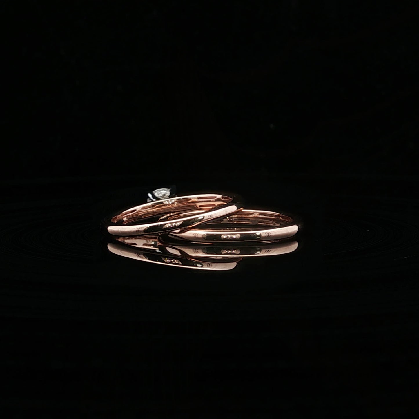 0.50ctw 0.25ct F/SI1 Bridal Set - 14KR - Natural Diamond - 53468-6