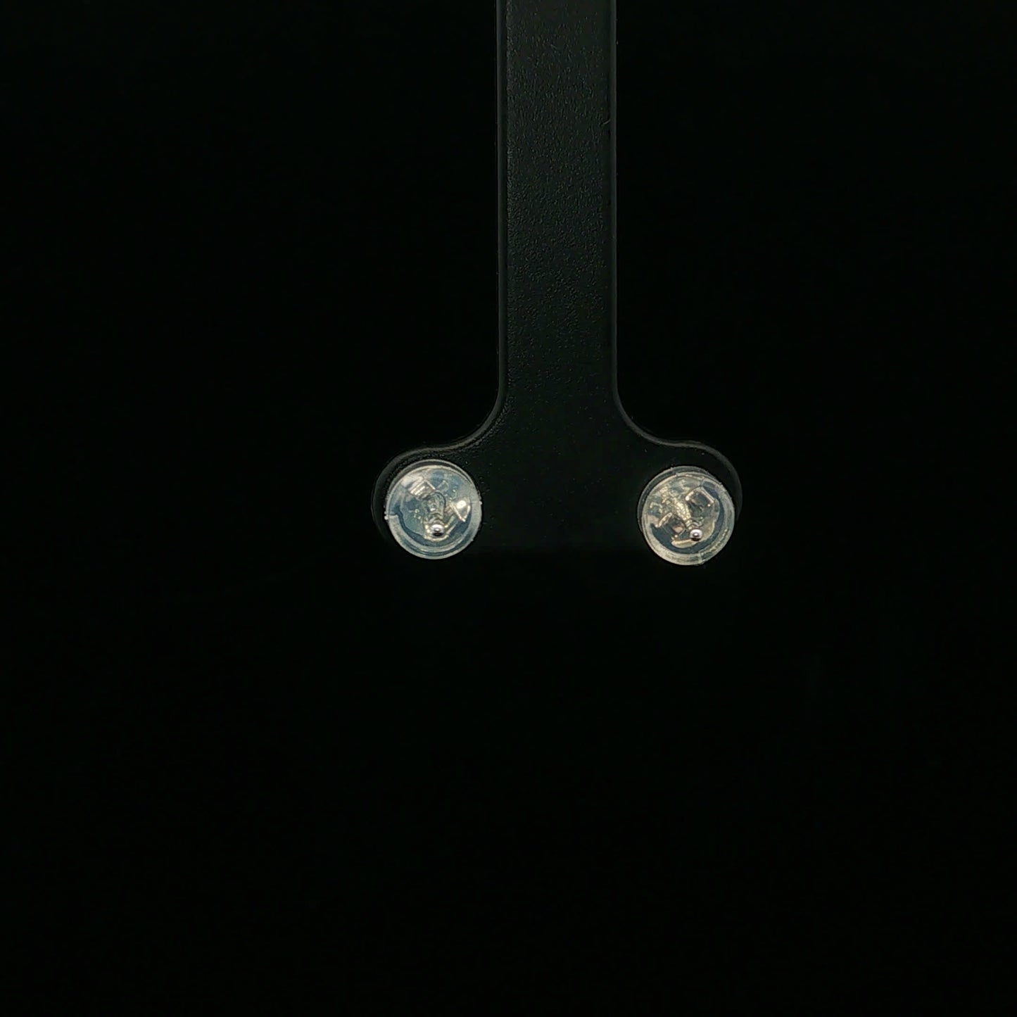 0.14ctw G/SI2 Bezel Studs - 14KW - Natural Diamond - 64170