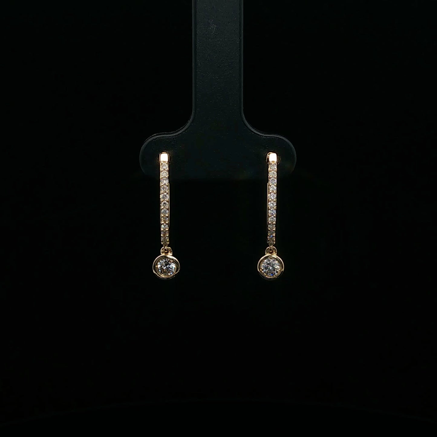 0.36ctw G/SI2 Mini Drop - 14KY - Natural Diamond - 64174