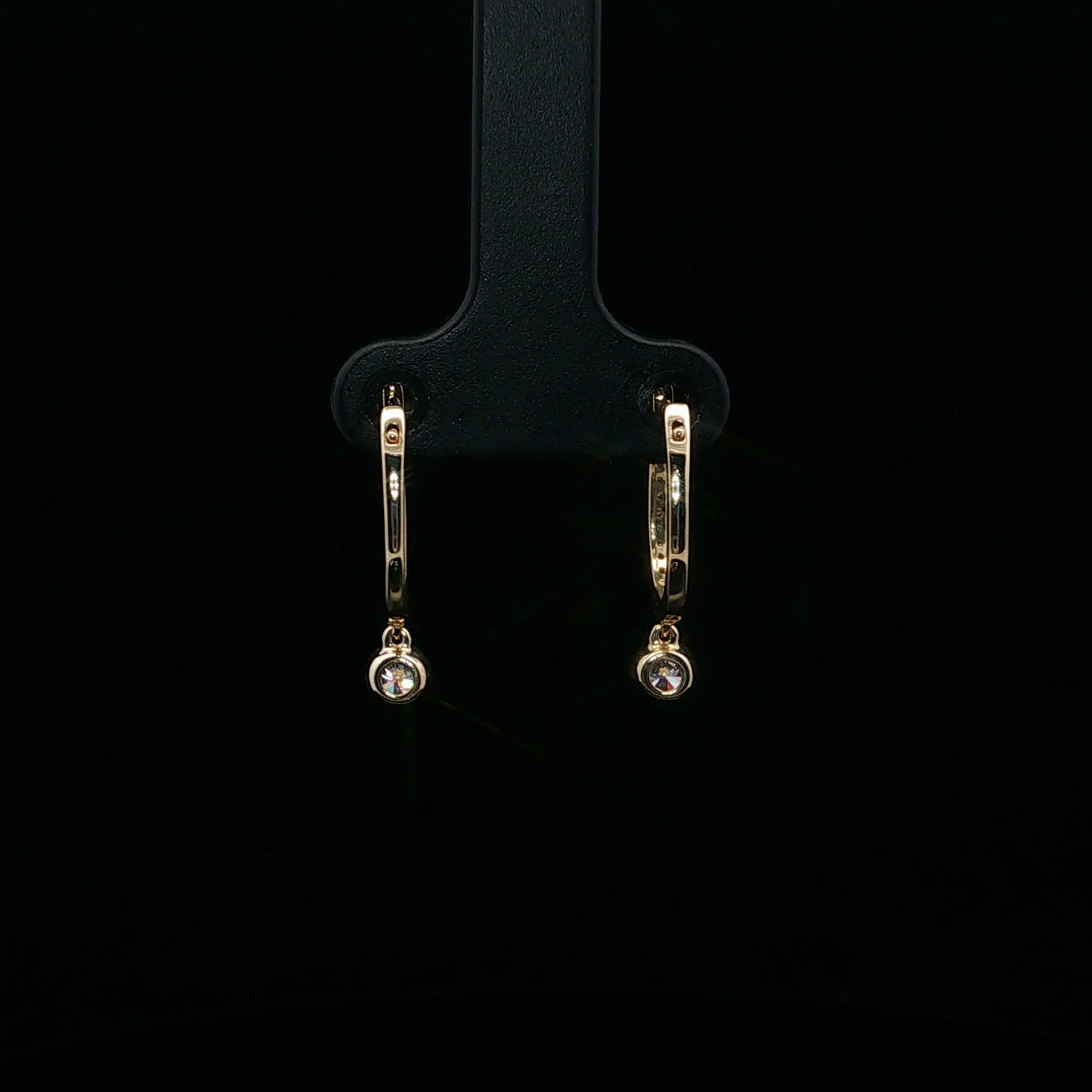 0.36ctw G/SI2 Mini Drop - 14KY - Natural Diamond - 64174