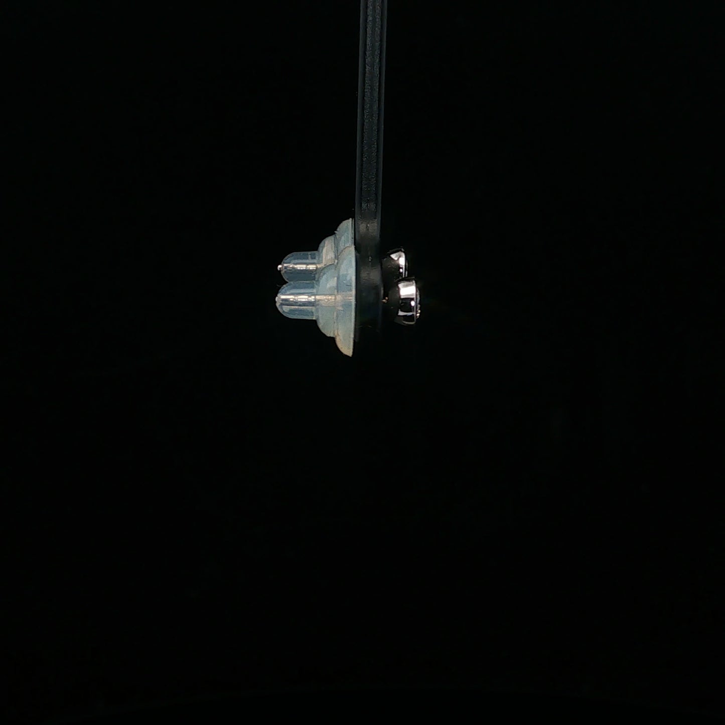 0.22ctw G/VS2 Bezel Studs - 14KW - Natural Diamond - 64175-4