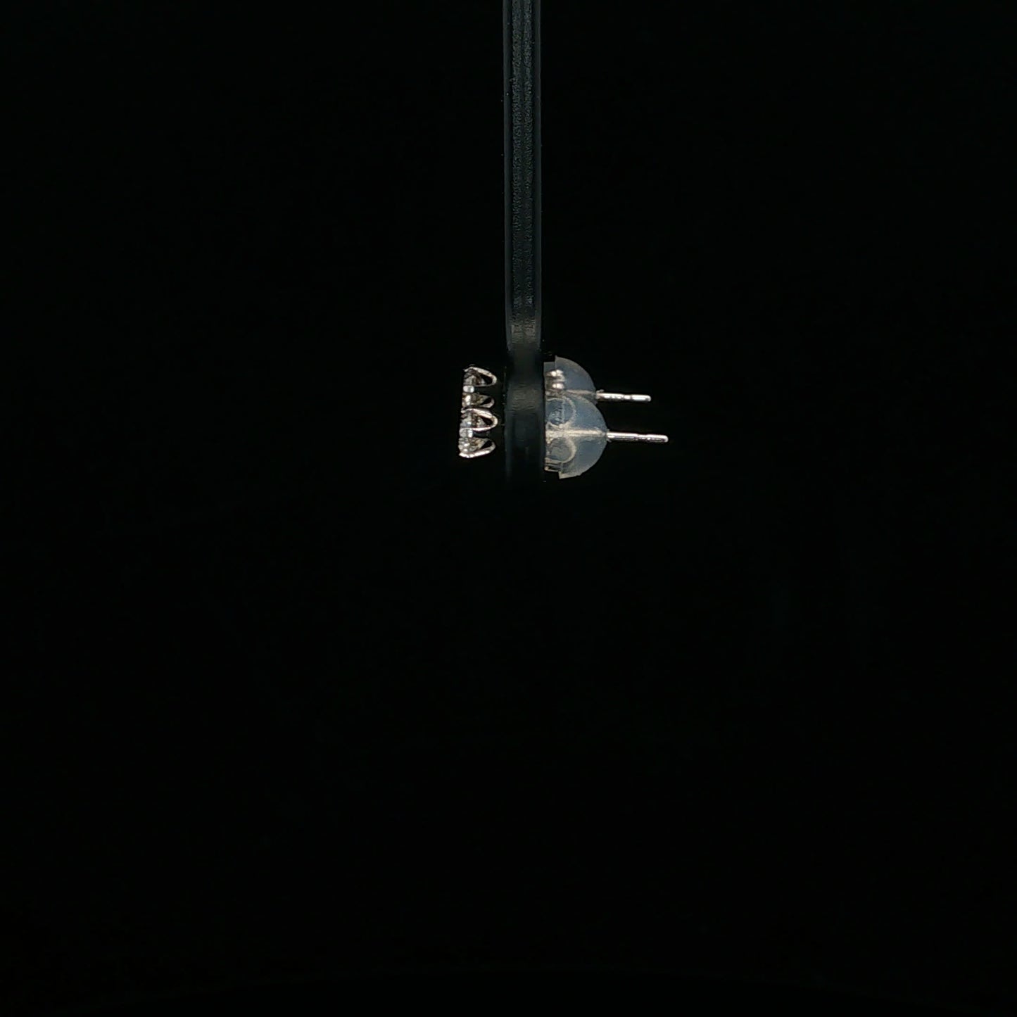 0.30ctw G/SI1 Solitaire Studs - PT900 - Natural Diamond - 64179