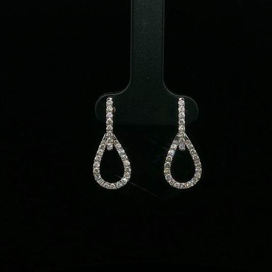 0.50ctw G/SI2 Pear Drop - 14KW - Natural Diamond - 64181-4