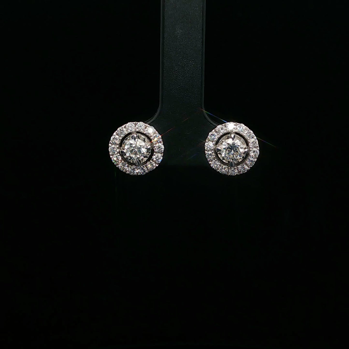 1.00ctw F/SI1 Miracle Halo - 14KW - Natural Diamond - 64182