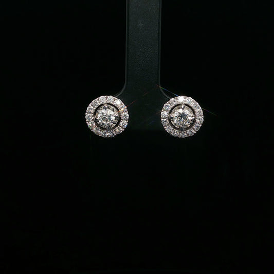 1.00ctw F/SI1 Miracle Halo - 14KW - Natural Diamond - 64182