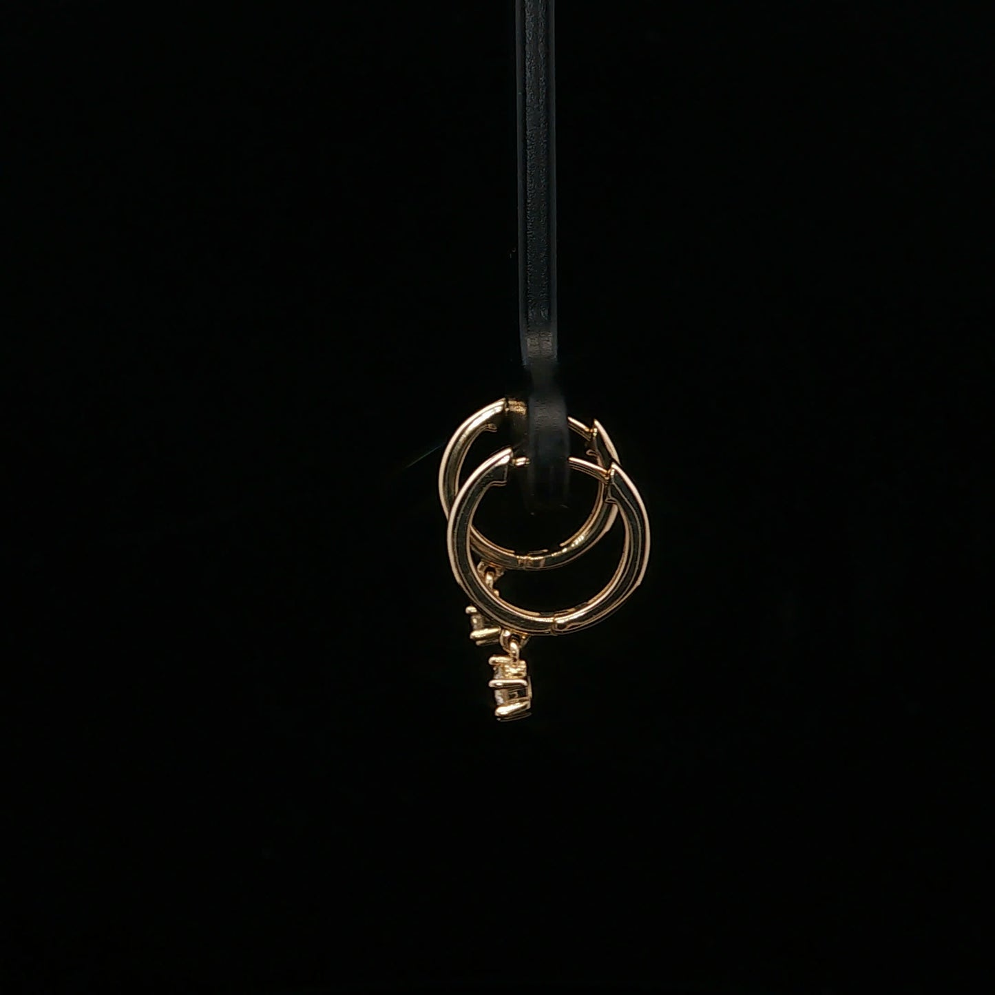 0.25ctw G/SI2 Mini Drop - 14KY - Natural Diamond - 64184