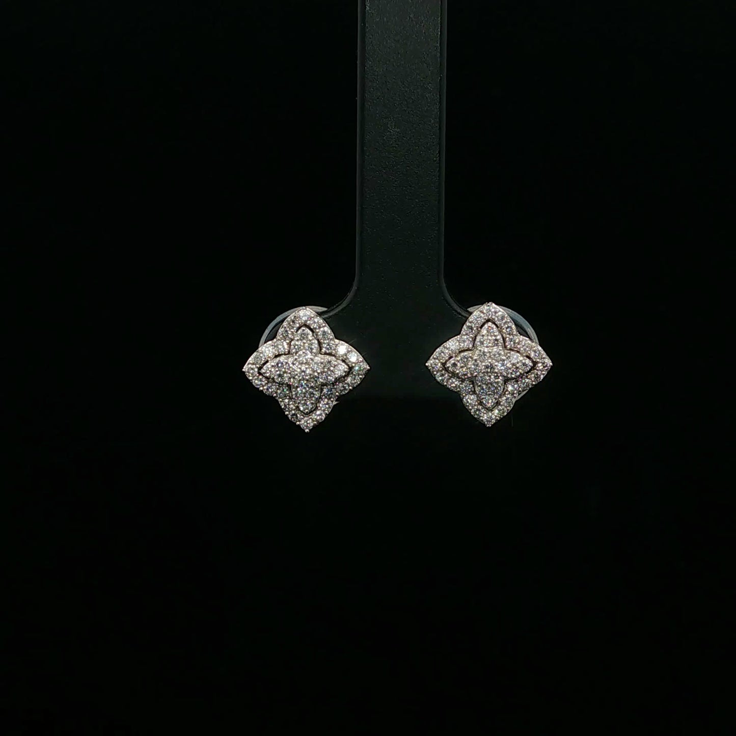 0.56ctw G/SI2 Four Petal Flower - 14KW - Natural Diamond - 64188