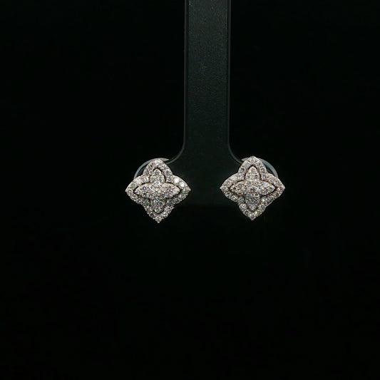 0.56ctw G/SI2 Four Petal Flower - 14KW - Natural Diamond - 64188