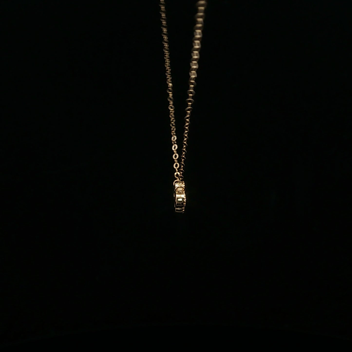 0.20ctw G/VS2 Four Petal Pendant - 14KY - Natural Diamond - 64191