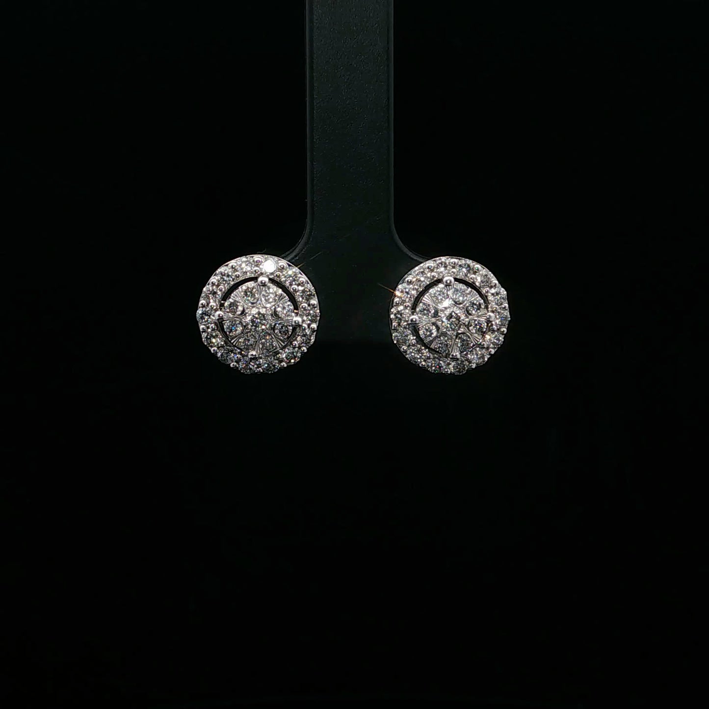 1.00ctw G/SI1 Cluster Halo - 10KW - Natural Diamond - 64190-4