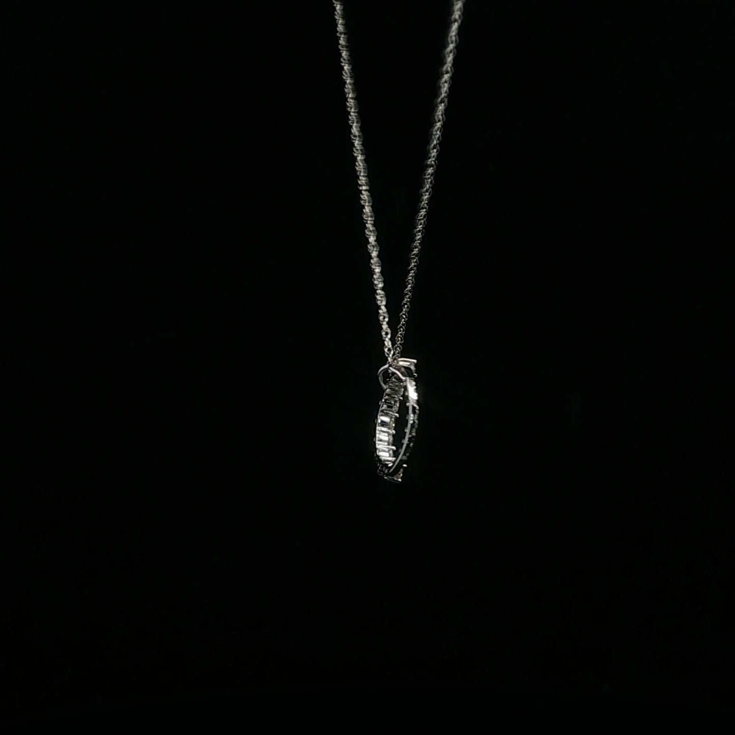 0.18ctw G/SI2 Half Moon - 14KW - Natural Diamond - 64192-3