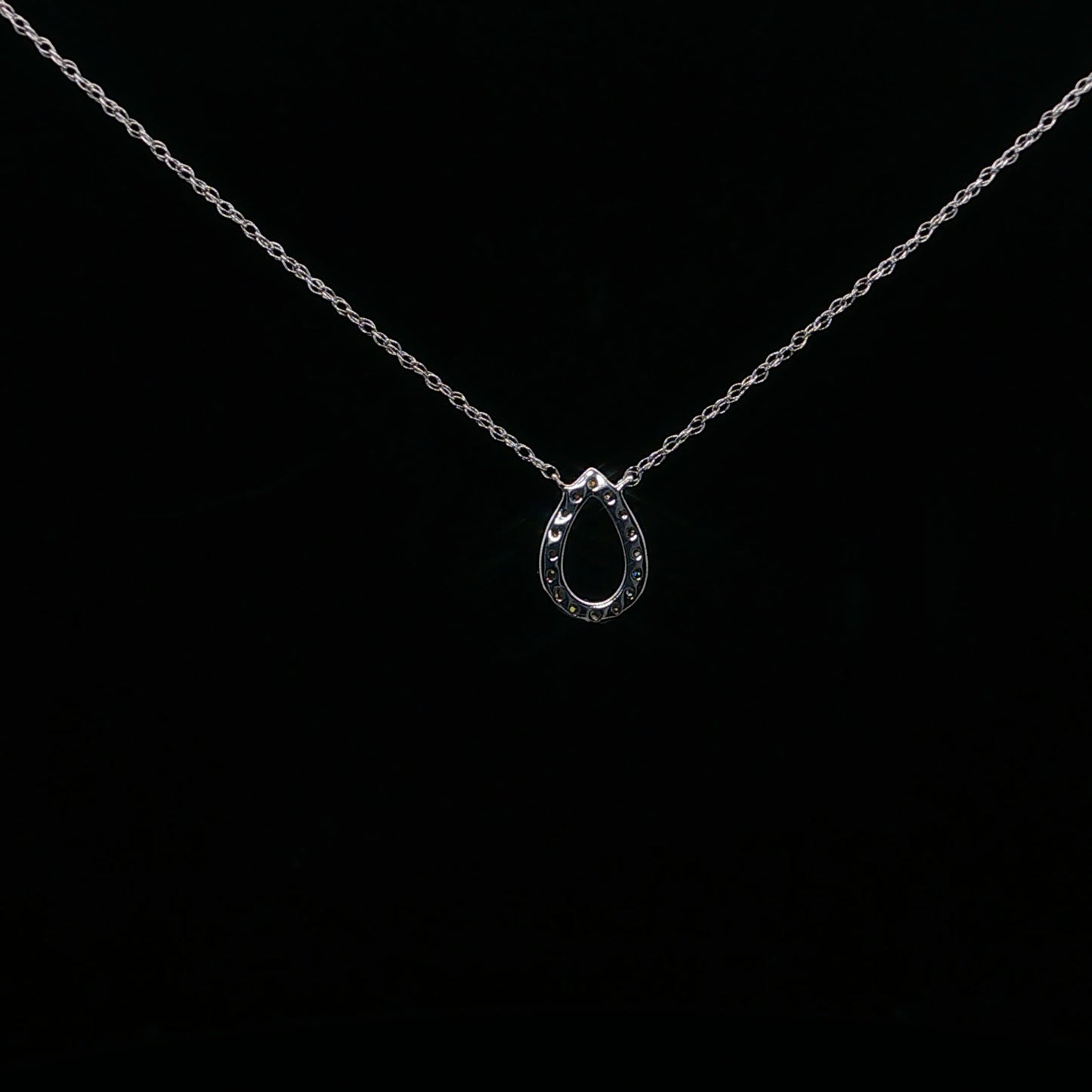 0.10ctw H/I1 Pear Drop - 14KW - Natural Diamond - 64194-3