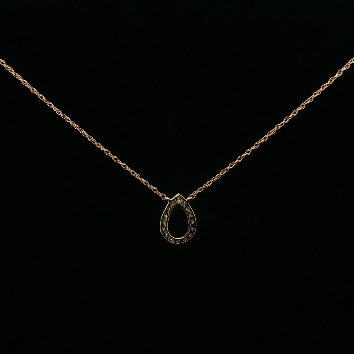 0.10ctw H/I1 Pear Drop - 14KY - Natural Diamond - 64199-3