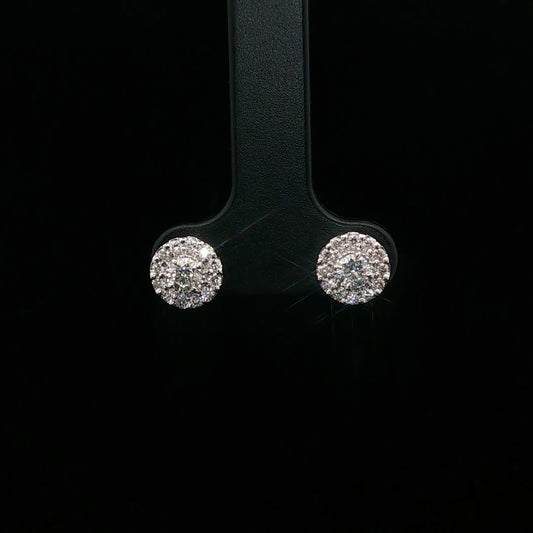 0.50ctw G/SI2 Mini Halo - 10KW - Natural Diamond - 64204
