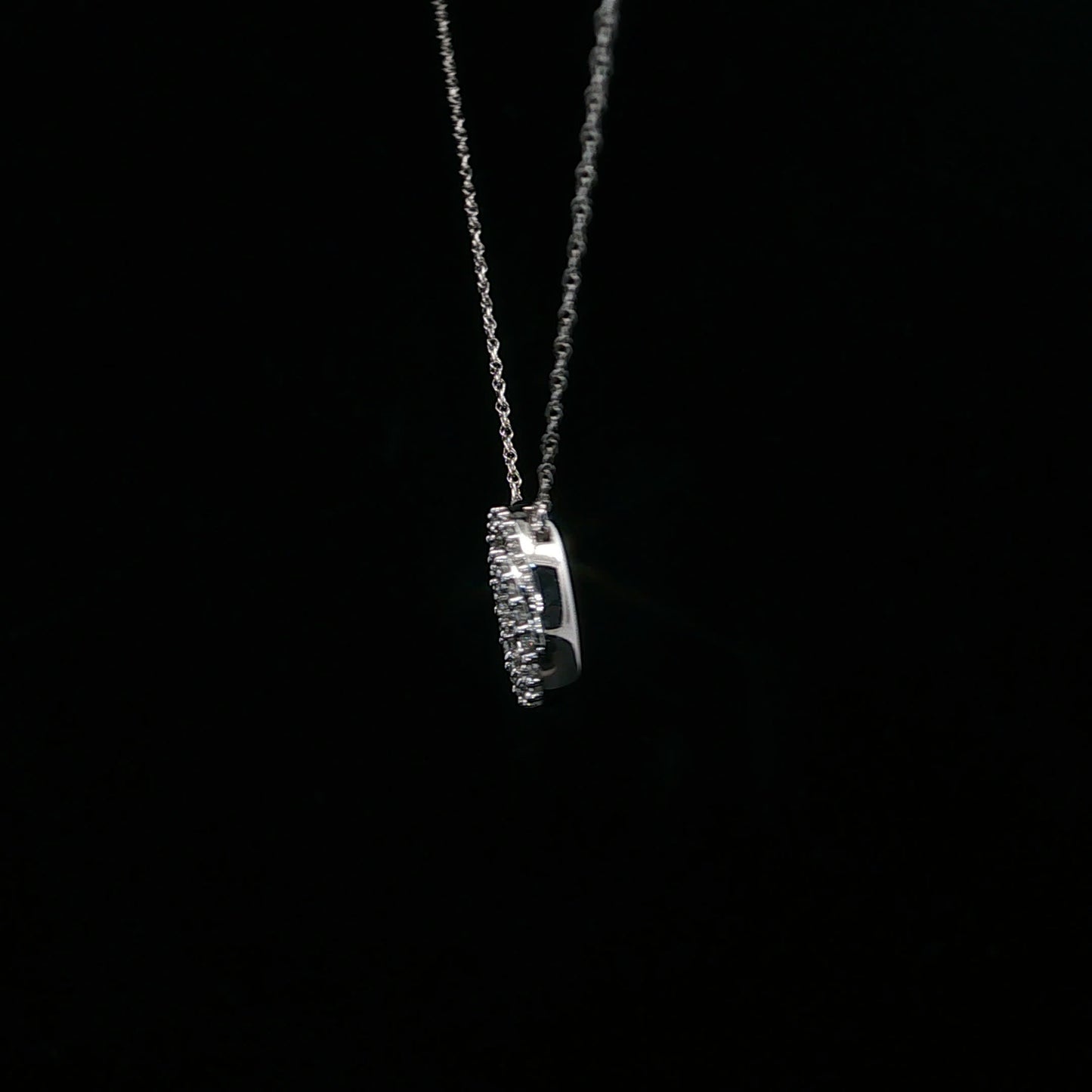 0.25ctw G/SI1 Swirl Necklace - 10KW - Natural Diamond - 64209
