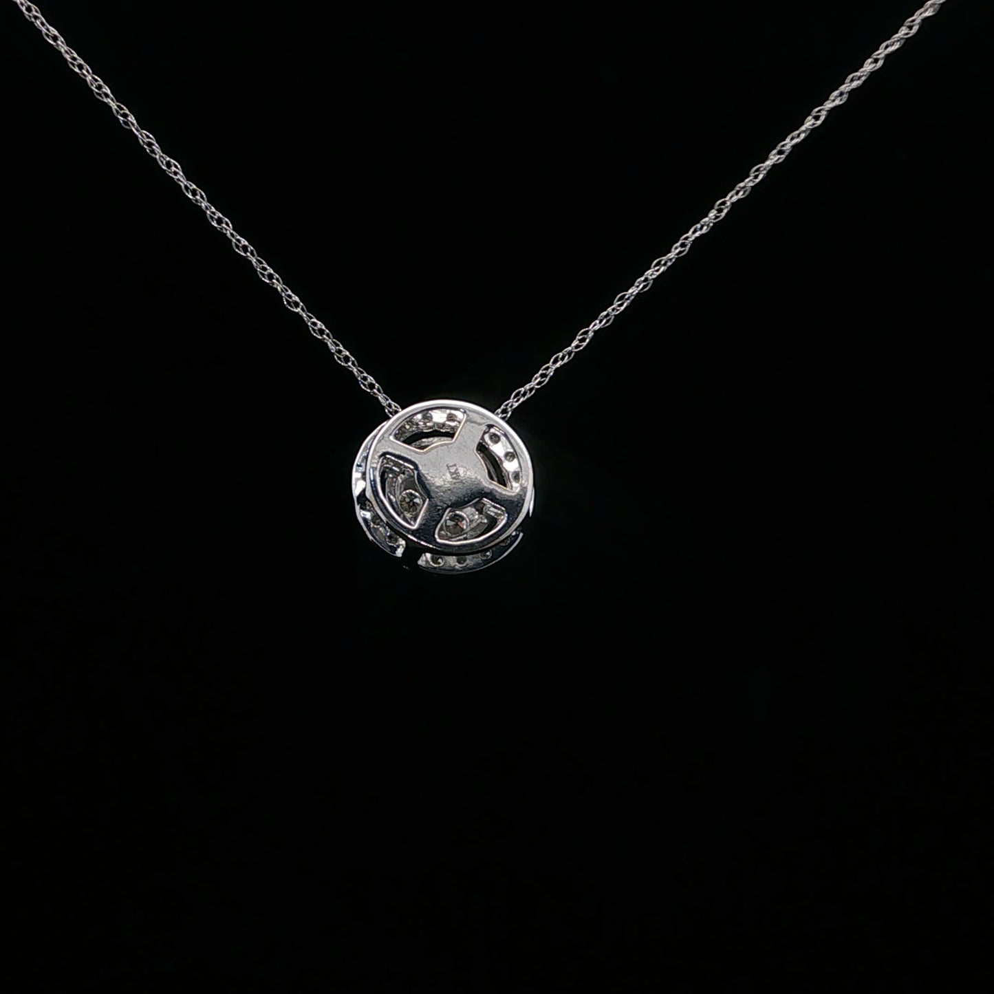 0.50ctw G/SI2 Cluster Halo - 14KW - Natural Diamond - 64218-1