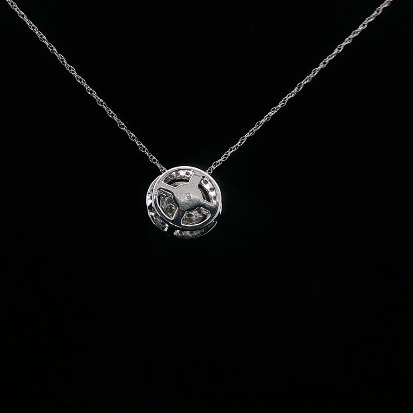 0.50ctw G/SI2 Cluster Halo - 14KW - Natural Diamond - 64218-2