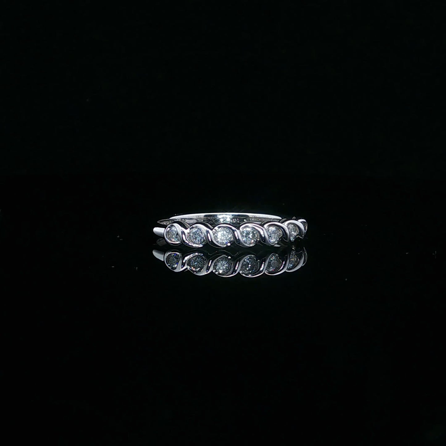 0.25ctw G/I1 Woven Band - 10KW - Natural Diamond - 64082-7-3