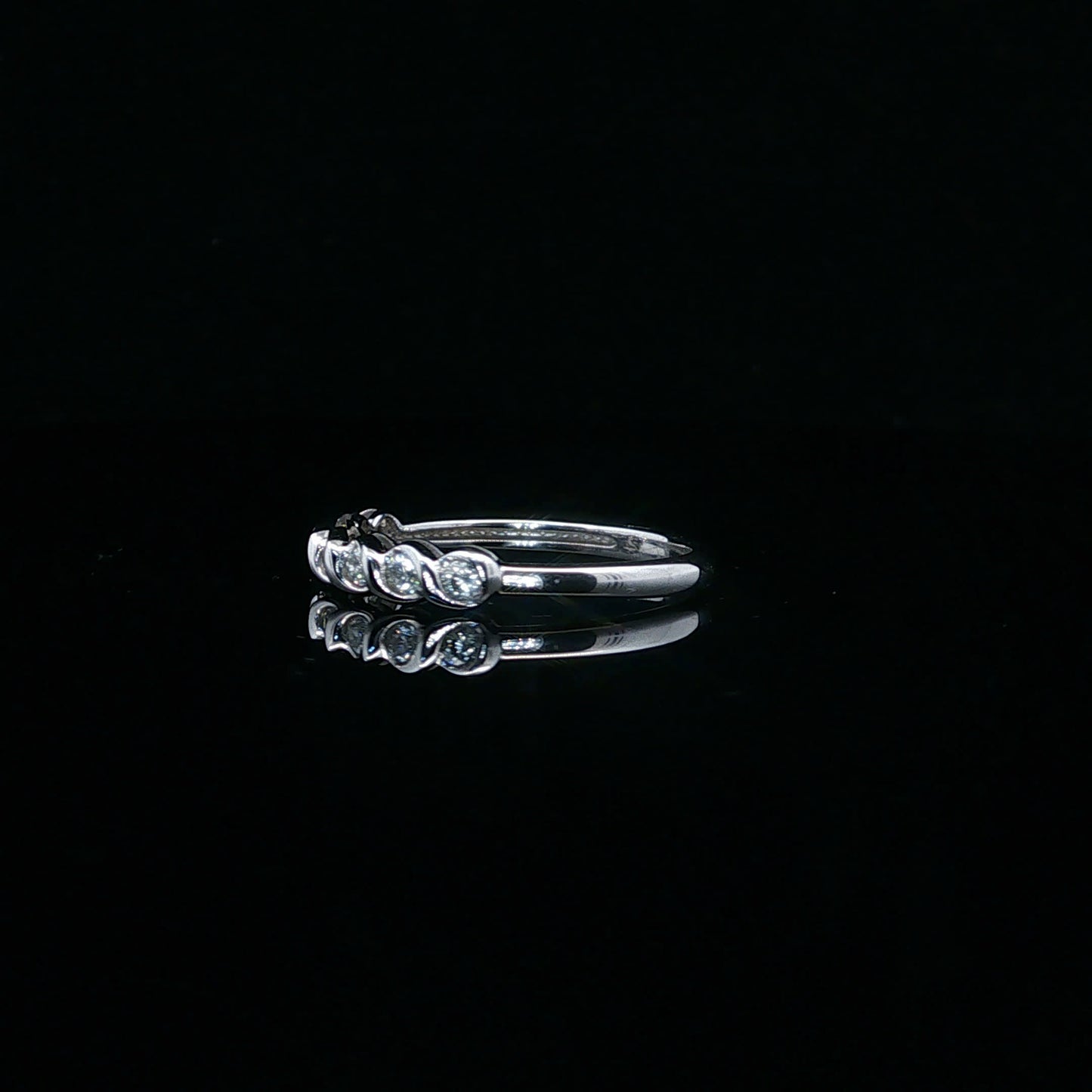 0.25ctw G/I1 Woven Band - 10KW - Natural Diamond - 64082-7-3