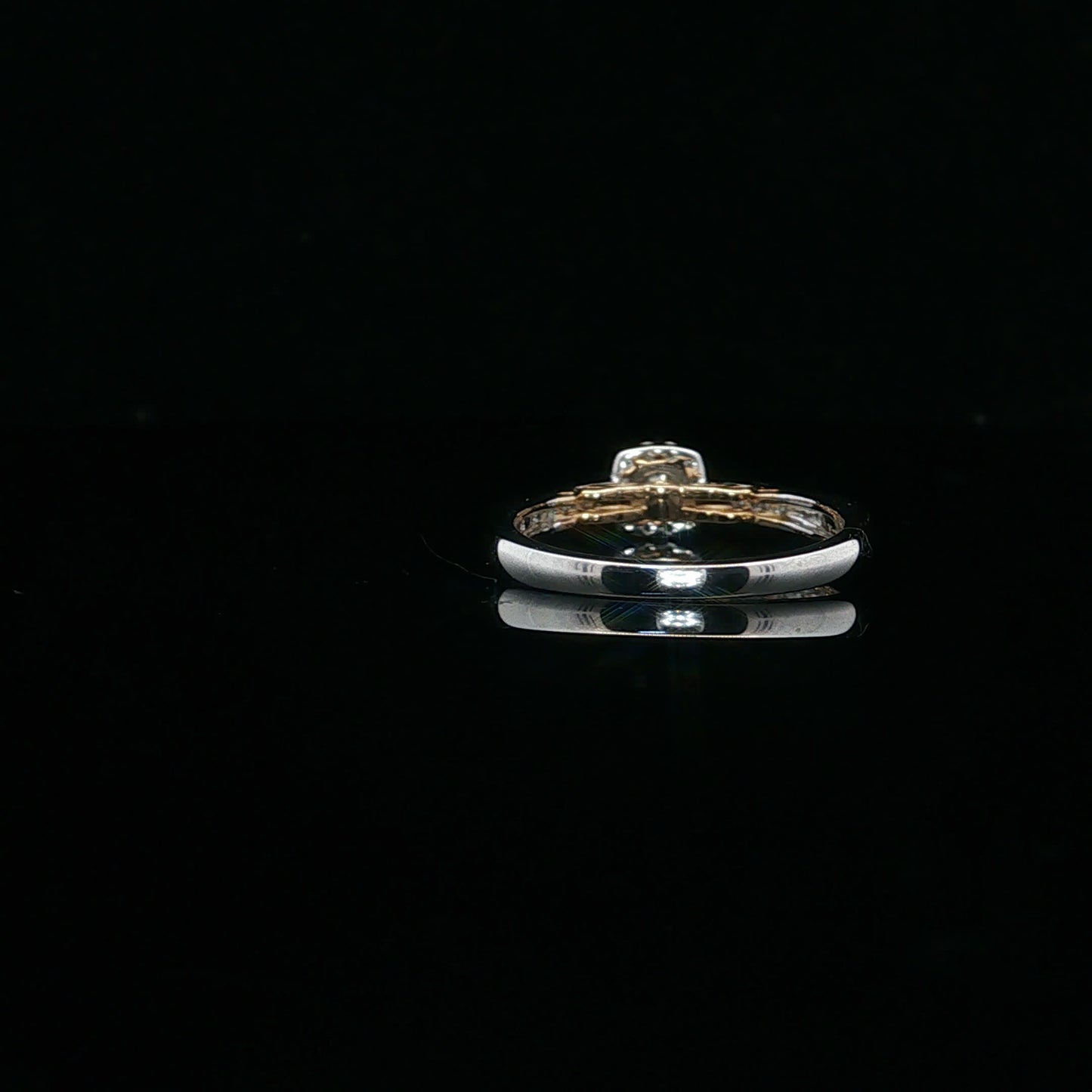 0.37ctw G/SI2 Two Tone Promise - 10KW/Y - Natural Diamond - 64086-7-3