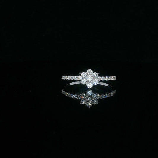 0.41ctw G/SI2 Flower Promise - 14KW - Natural Diamond - 64087-6.5-4