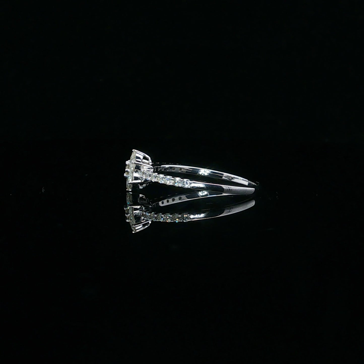 0.41ctw G/SI2 Flower Promise - 14KW - Natural Diamond - 64087-6.5-4