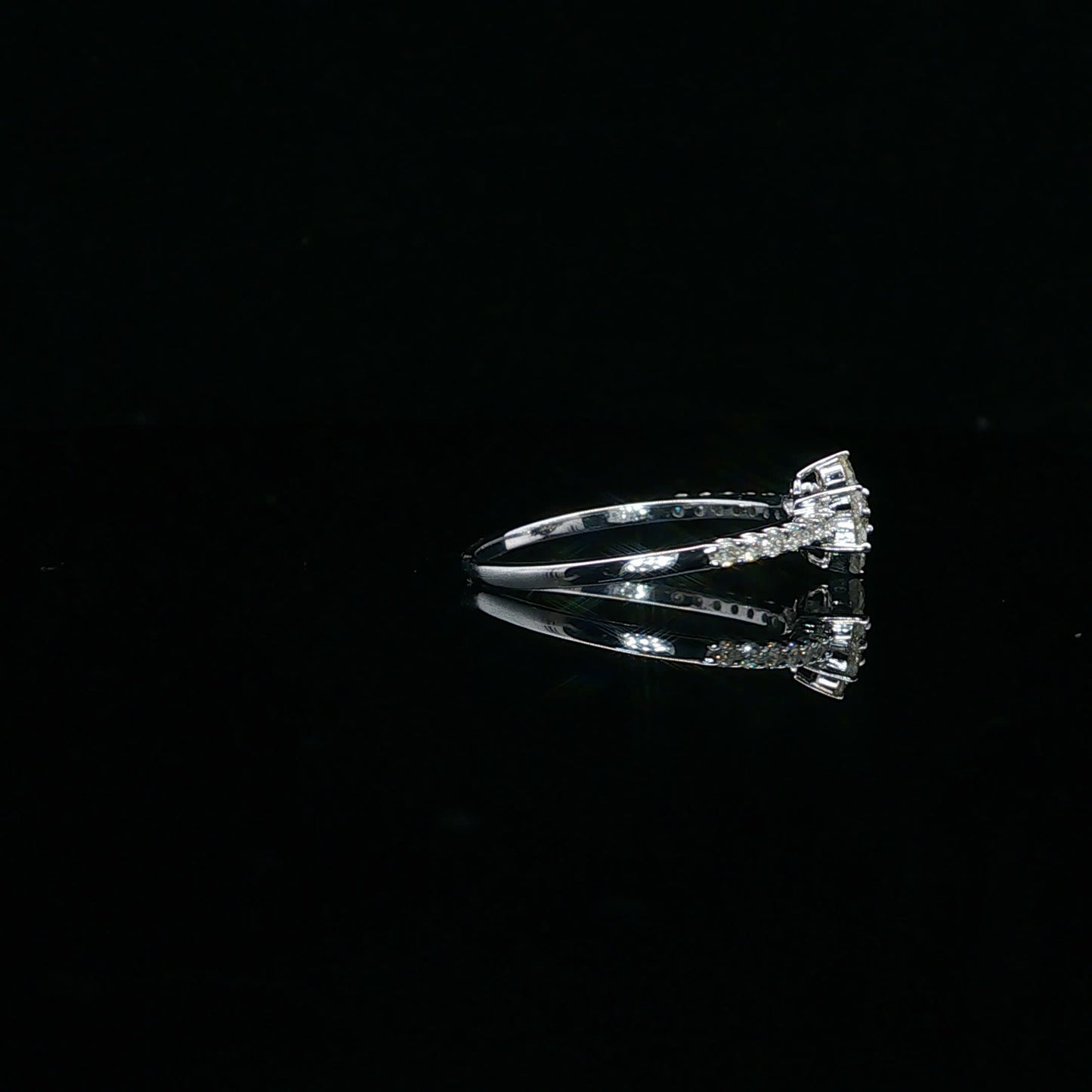 0.41ctw G/SI2 Flower Promise - 14KW - Natural Diamond - 64087-6.5-3