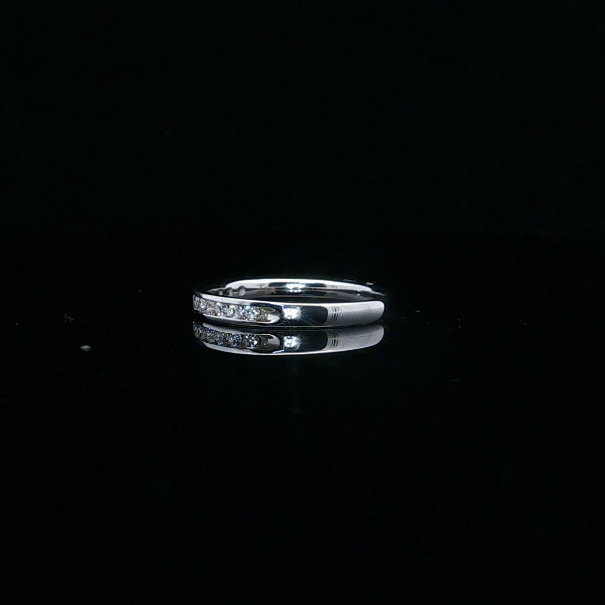0.25ctw G/SI2 Channel Band - 10KW - Natural Diamond - 64089-7