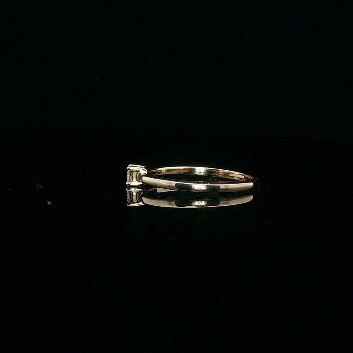 0.10ct G/SI2 Princess Promise - 10KY - Natural Diamond - 64091-7-5
