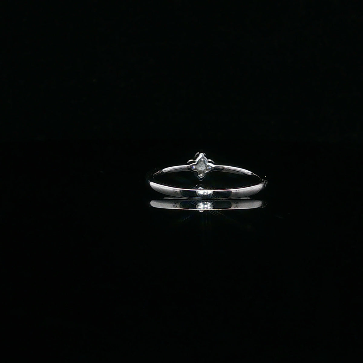 0.11ctw G/I1 Flower Mini Promise - 14KW - Natural Diamond - 64093-6.5-6