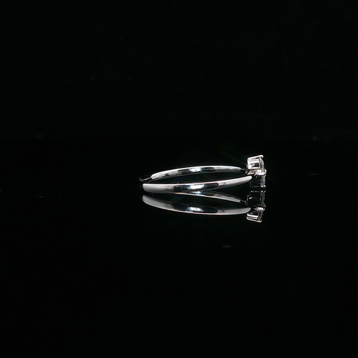 0.11ctw G/I1 Flower Mini Promise - 14KW - Natural Diamond - 64093-6.5-6