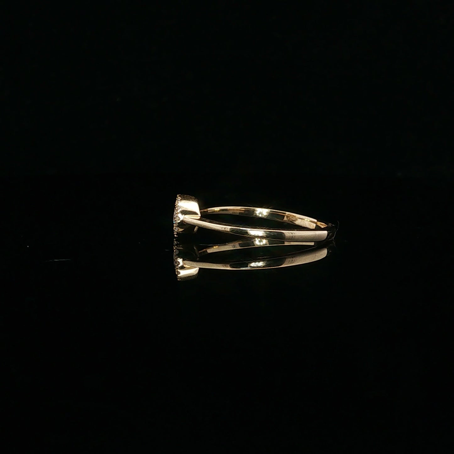 0.165ctw G/SI1 Halo Promise - 14KY - Natural Diamond - 64094-6.5-4