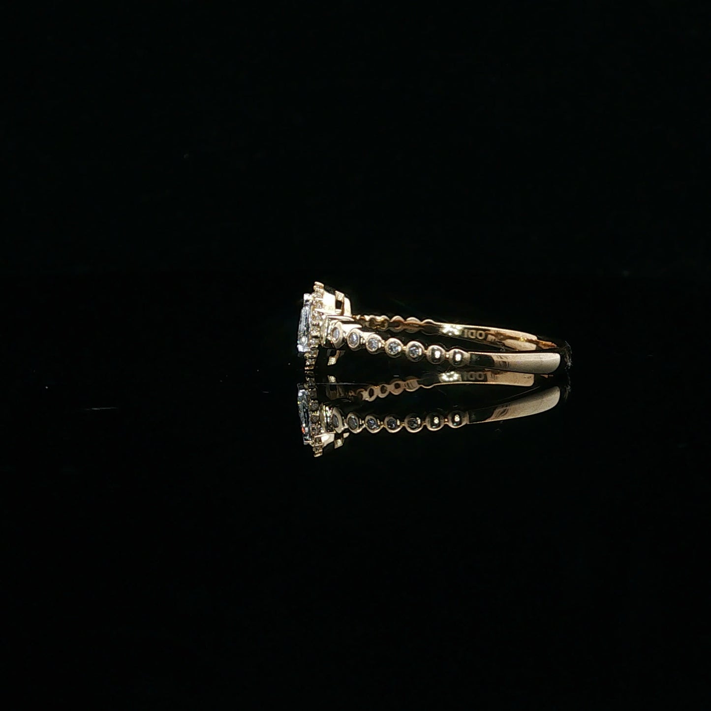 0.20ctw G/SI1 Marquee Halo Promise - 10KY - Natural Diamond - 64097-7-3