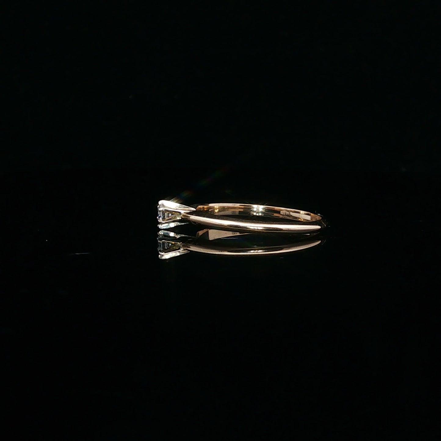 0.10ctw F/SI1 Solitaire Promise - 14KY - Natural Diamond - 64100-6.25