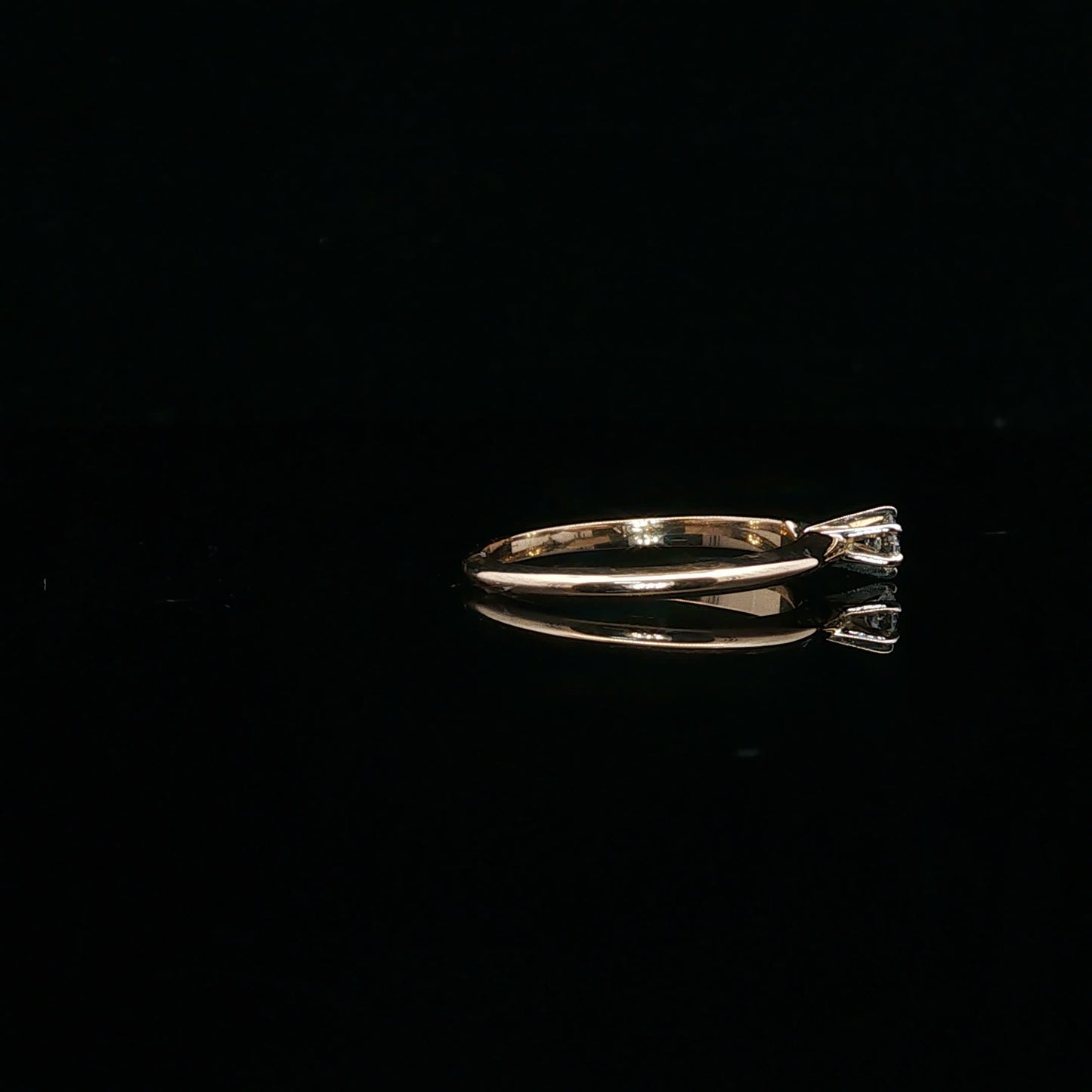 0.10ctw F/SI1 Solitaire Promise - 14KY - Natural Diamond - 64100-6.25