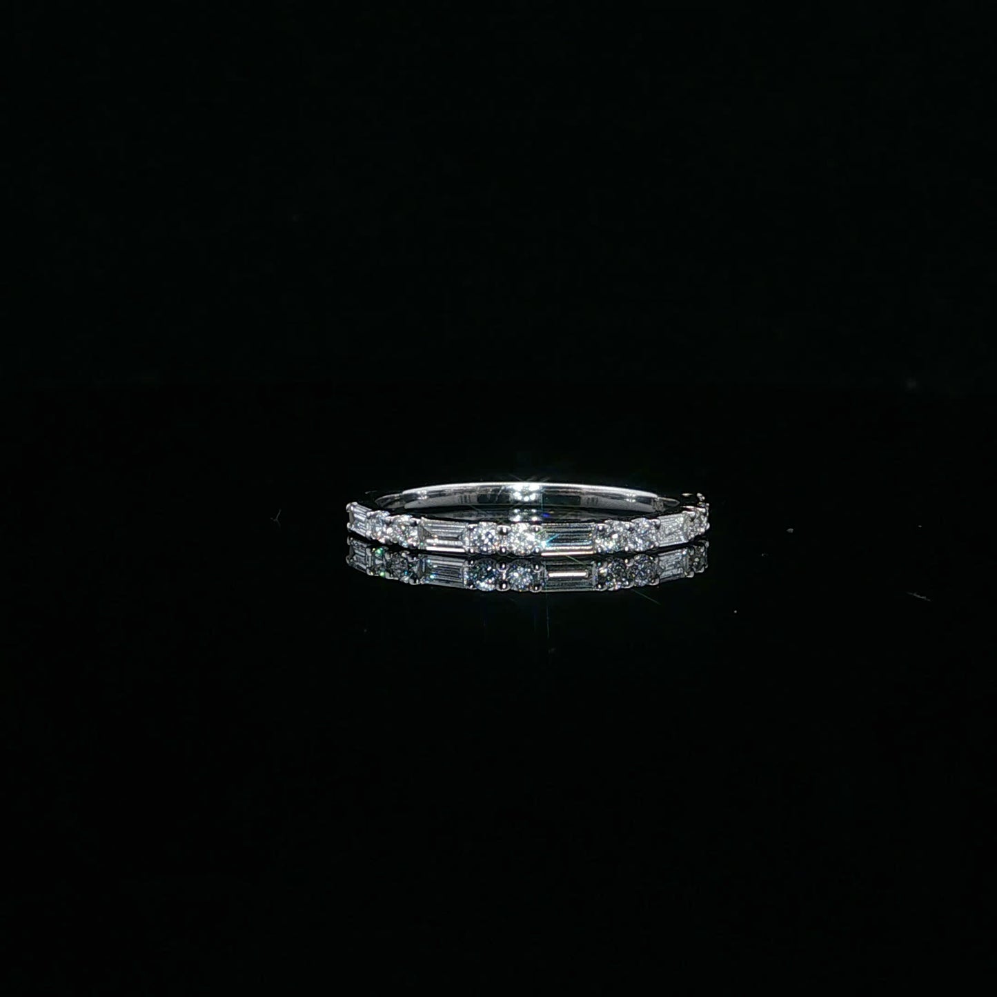 0.33ctw D/VS2 Baguette Band - 10KW - Lab Diamond - 64103-7-10
