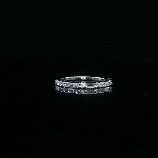 0.33ctw D/VS2 Baguette Band - 10KW - Lab Diamond - 64103-7-8