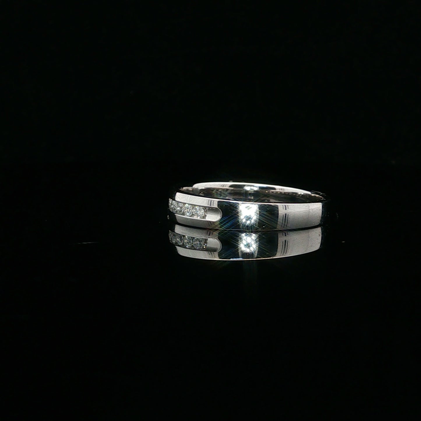0.25ctw H/I1 Channel Men's - 10KW - Natural Diamond - 64110-10-3