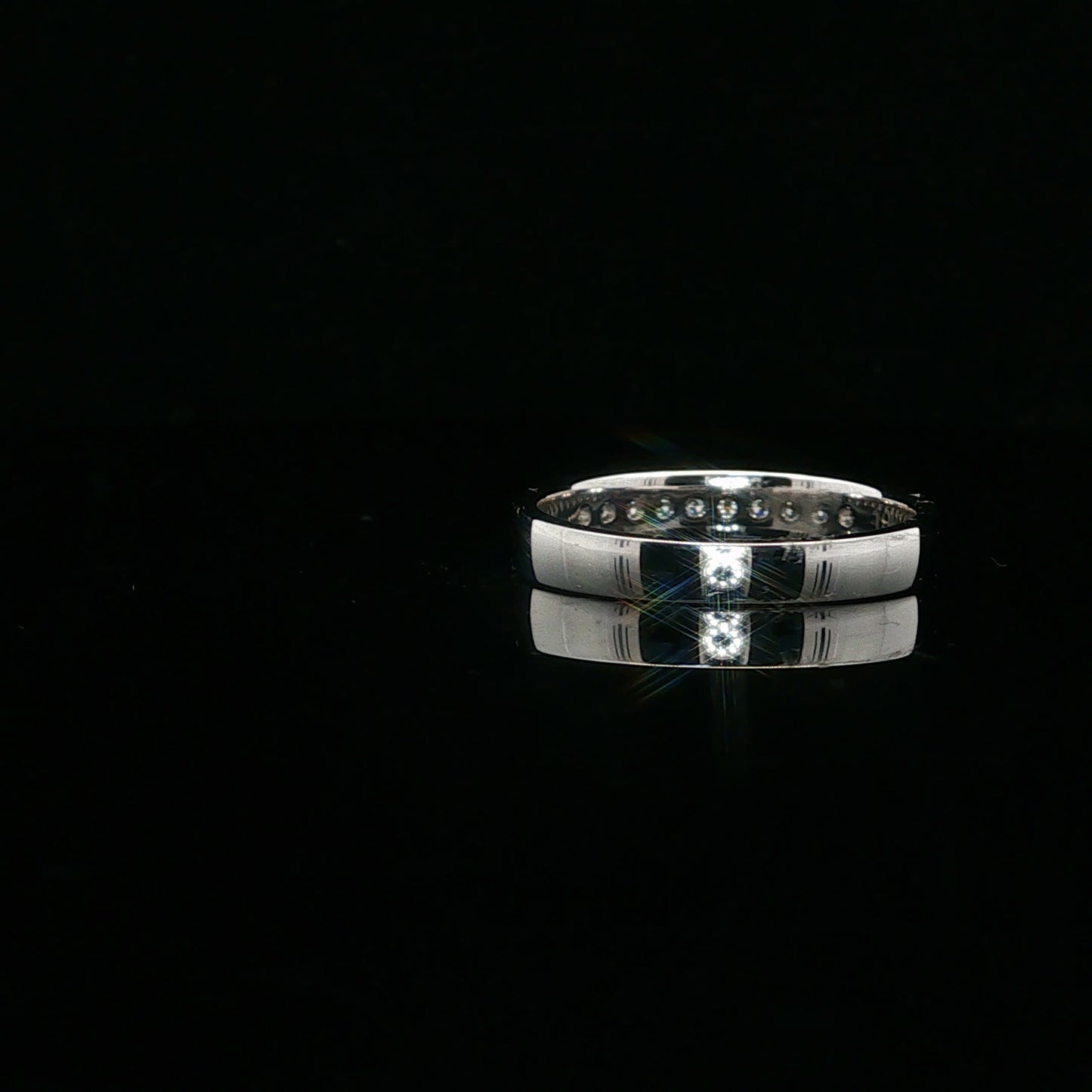 0.25ctw H/I1 Channel Men's - 10KW - Natural Diamond - 64110-10-3
