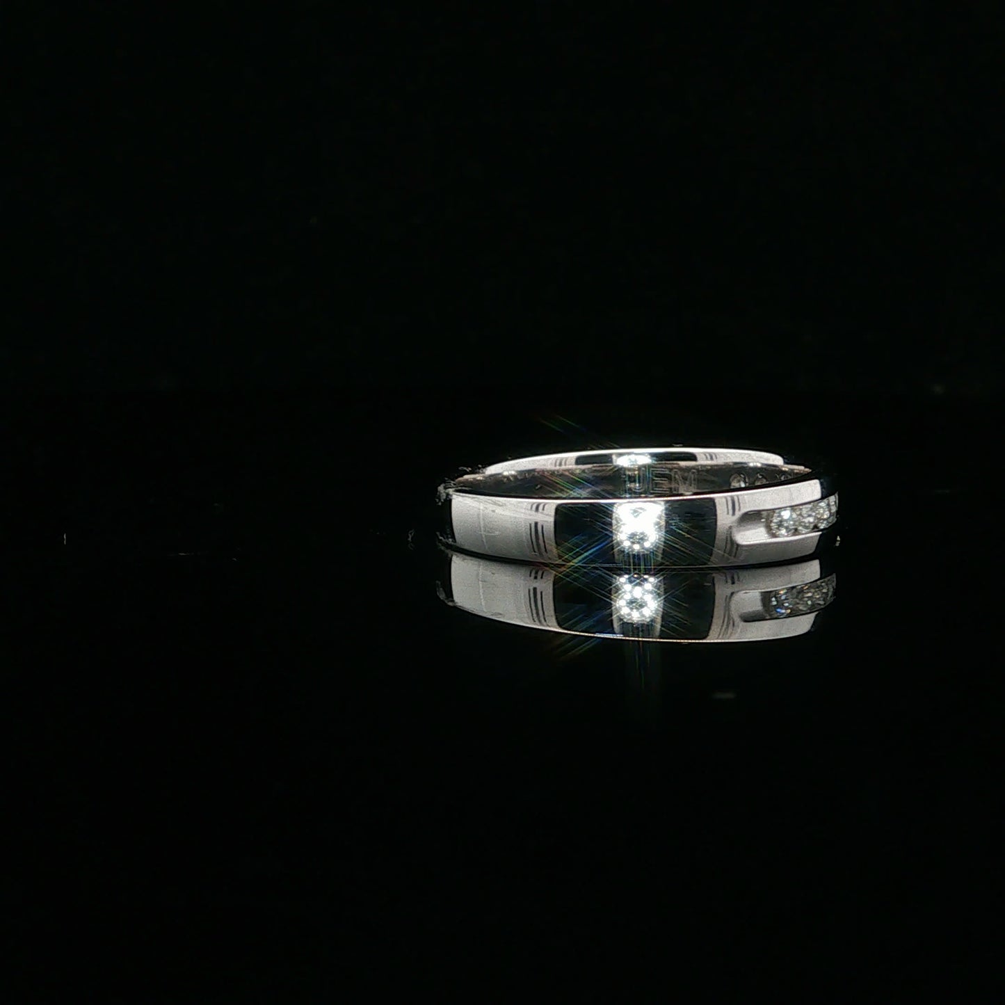 0.25ctw H/I1 Channel Men's - 10KW - Natural Diamond - 64110-10-3