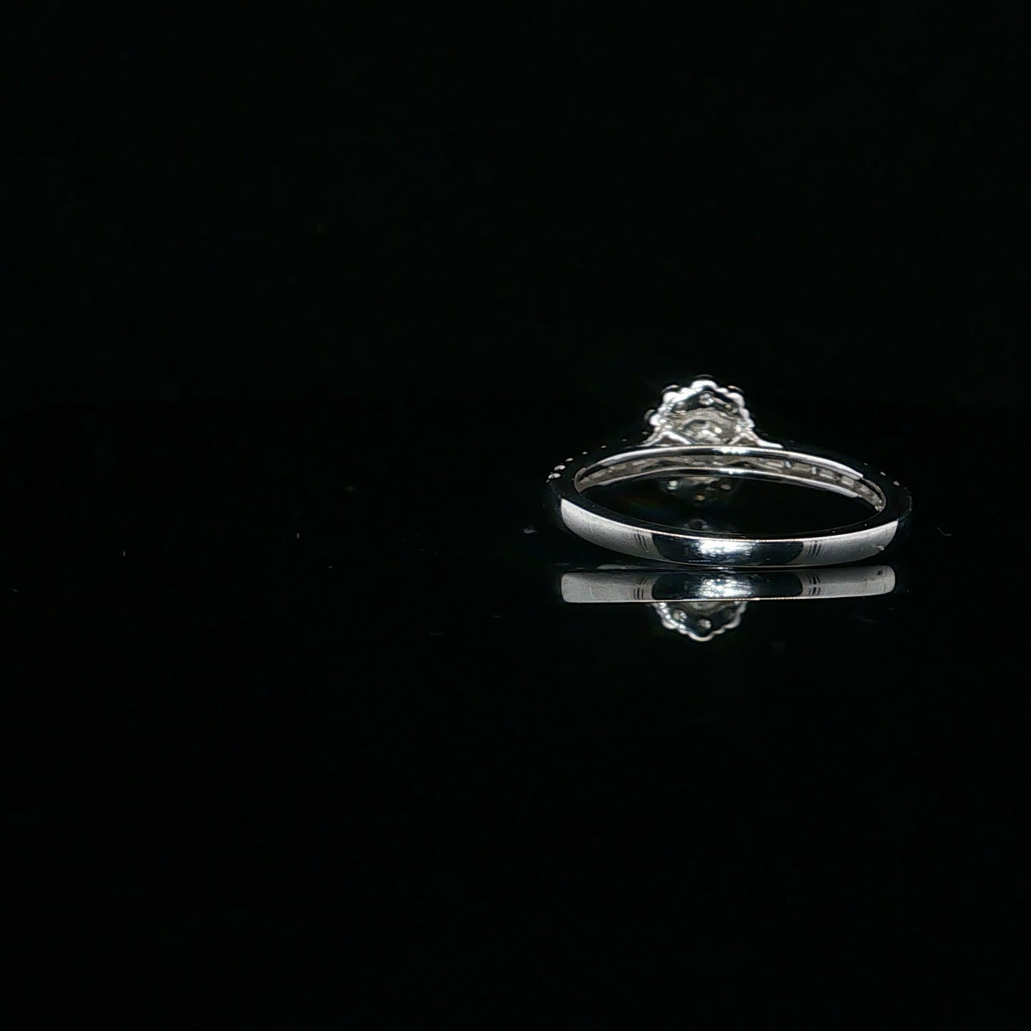 0.75ctw 0.33ct G/SI1 RBC Halo - 14KW - Natural Diamond - 64111-7-4