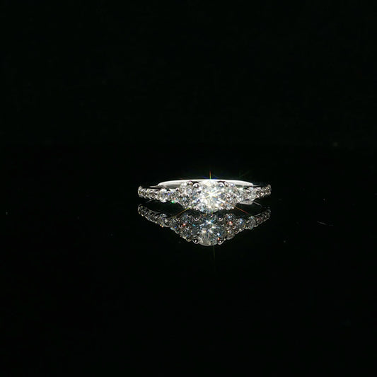 0.75ctw 0.40ct G/SI2 Round Classic - 14KW - Natural Diamond - 64112-7-3