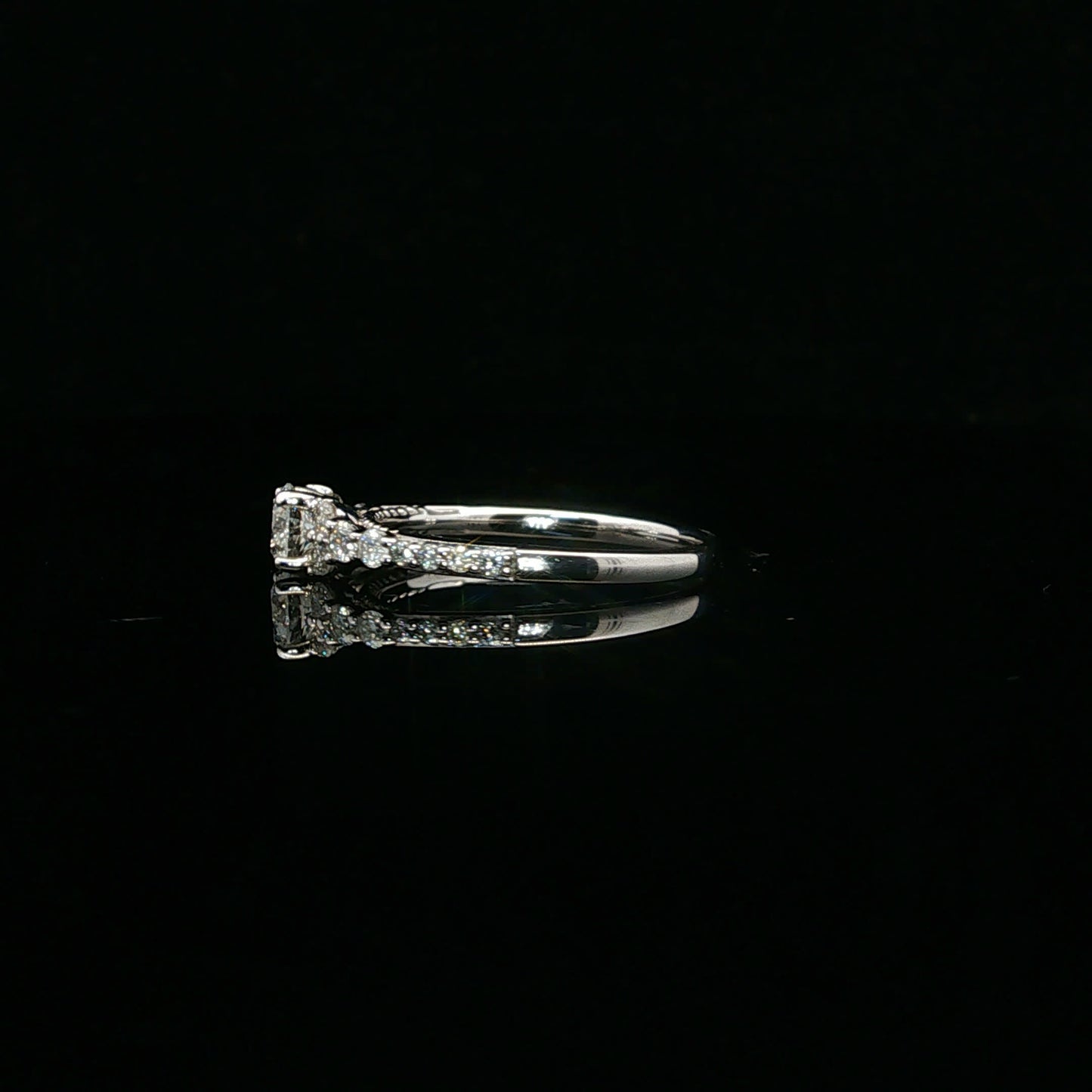0.75ctw 0.40ct G/SI2 Round Classic - 14KW - Natural Diamond - 64112-7-3