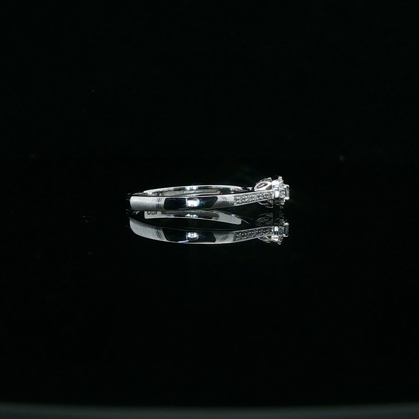 0.12ctw G/I1 Mini Halo Promise - 10KW - Natural Diamond - 64114-7-3