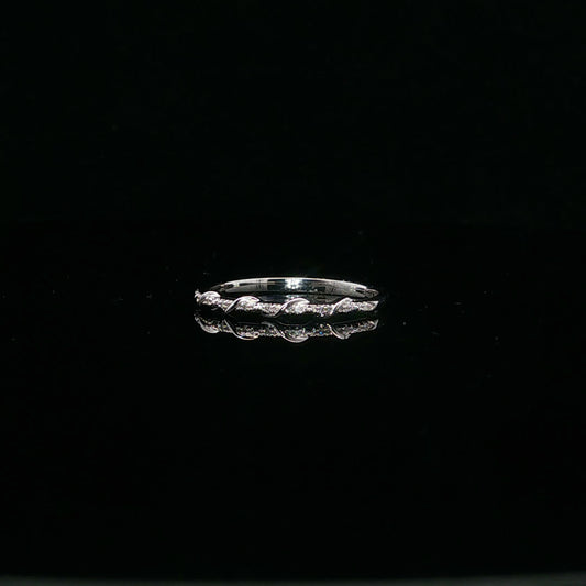 0.025ctw G/I1 Flow Band - 10KW - Natural Diamond - 64126-6.5-4