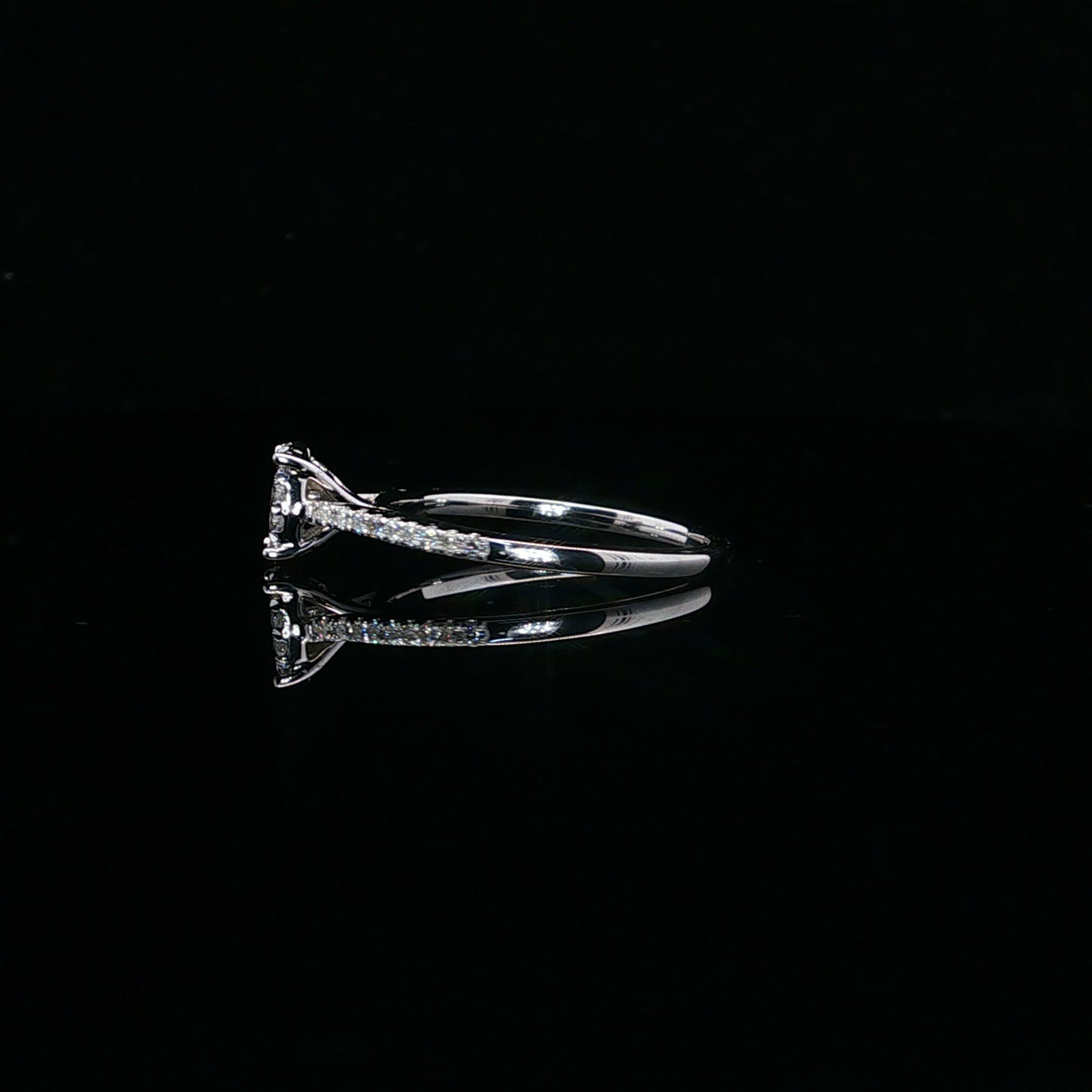 0.50ctw 0.25ct G/SI2 Oval Miracle Halo - 14KW - Natural Diamond - 64130-7