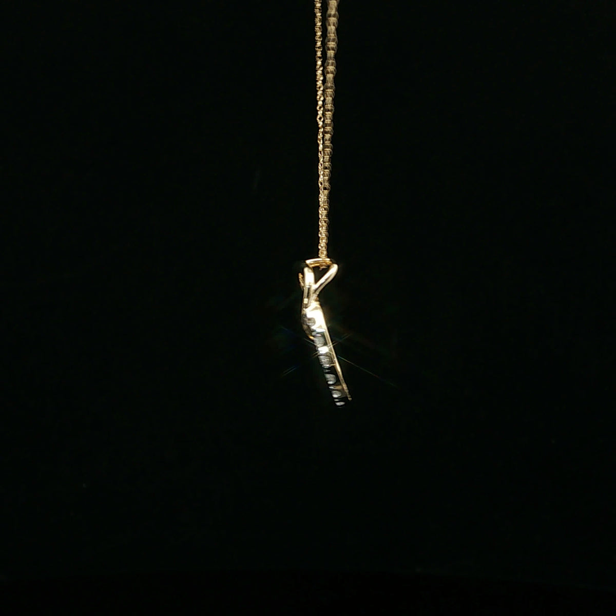 0.33ctw G/I1 Double Loop - 14KY - Natural Diamond - 64143